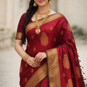 Home pure handloom kanchipuram ½ wattam sarees